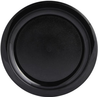 Progress Tallrik Flat Svart Ø24cm