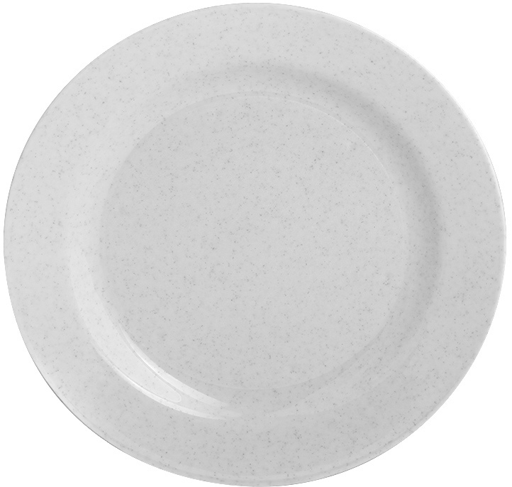 Progress Tallrik Flat Bred Bräm Granit Ø23,5cm