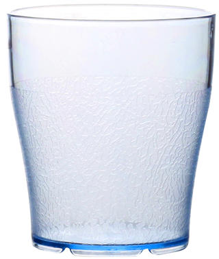 Progress Glas Plast Ljusblå 24cl Ø72mm h82mm.