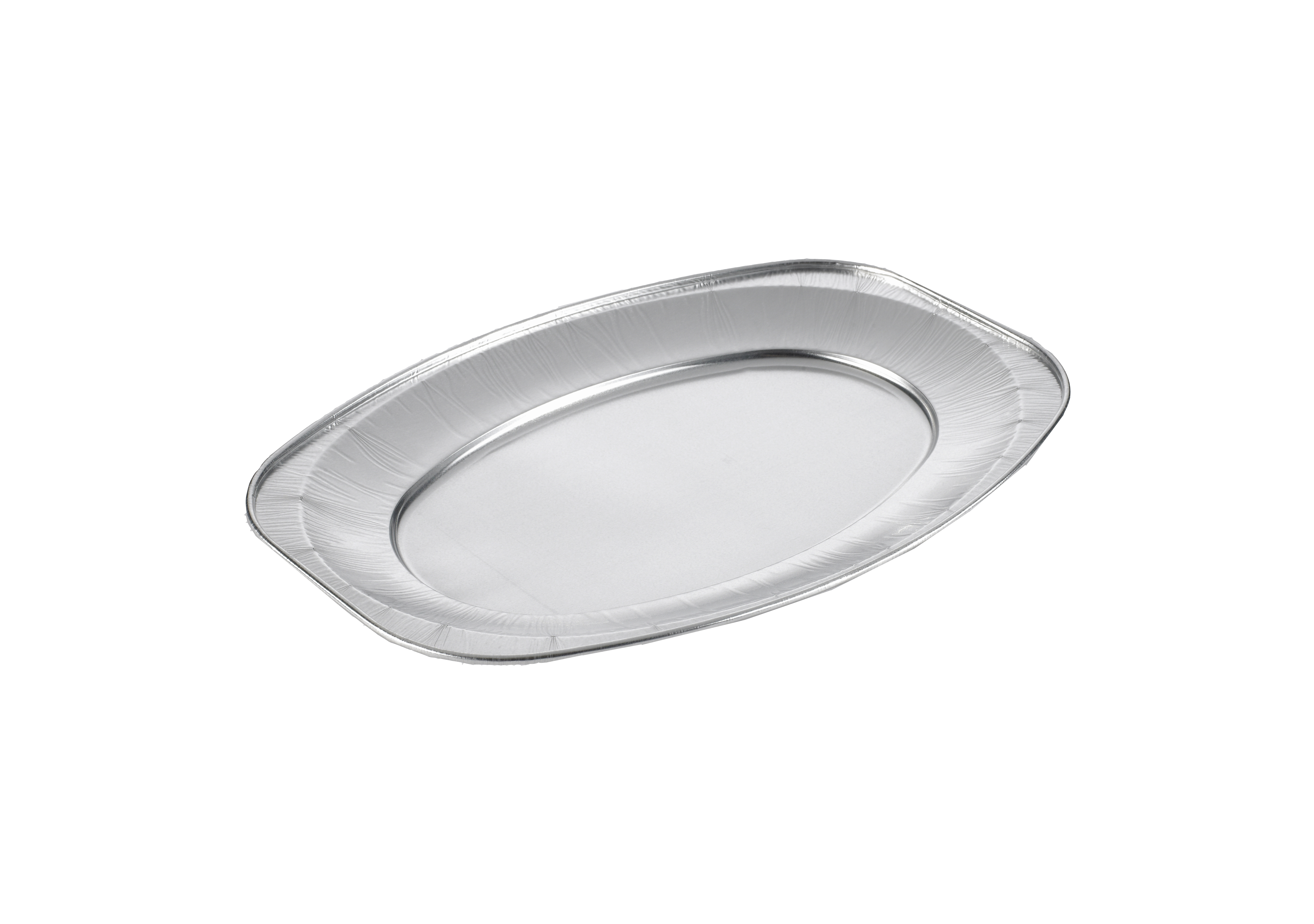 Uppläggningsfat ovalt Aluminium 350x240mm
