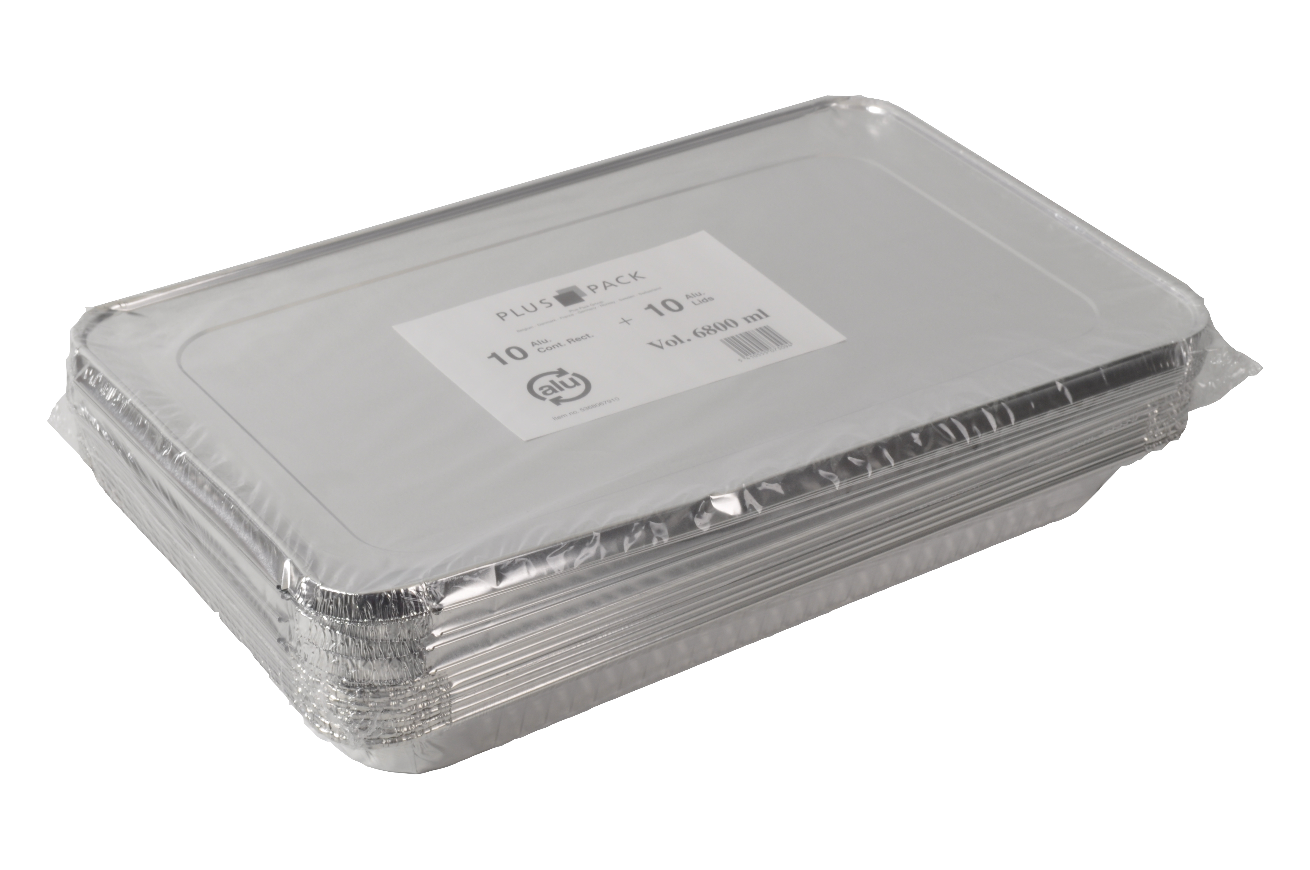 Aluminiumform GN1/1  med lock 6800ml