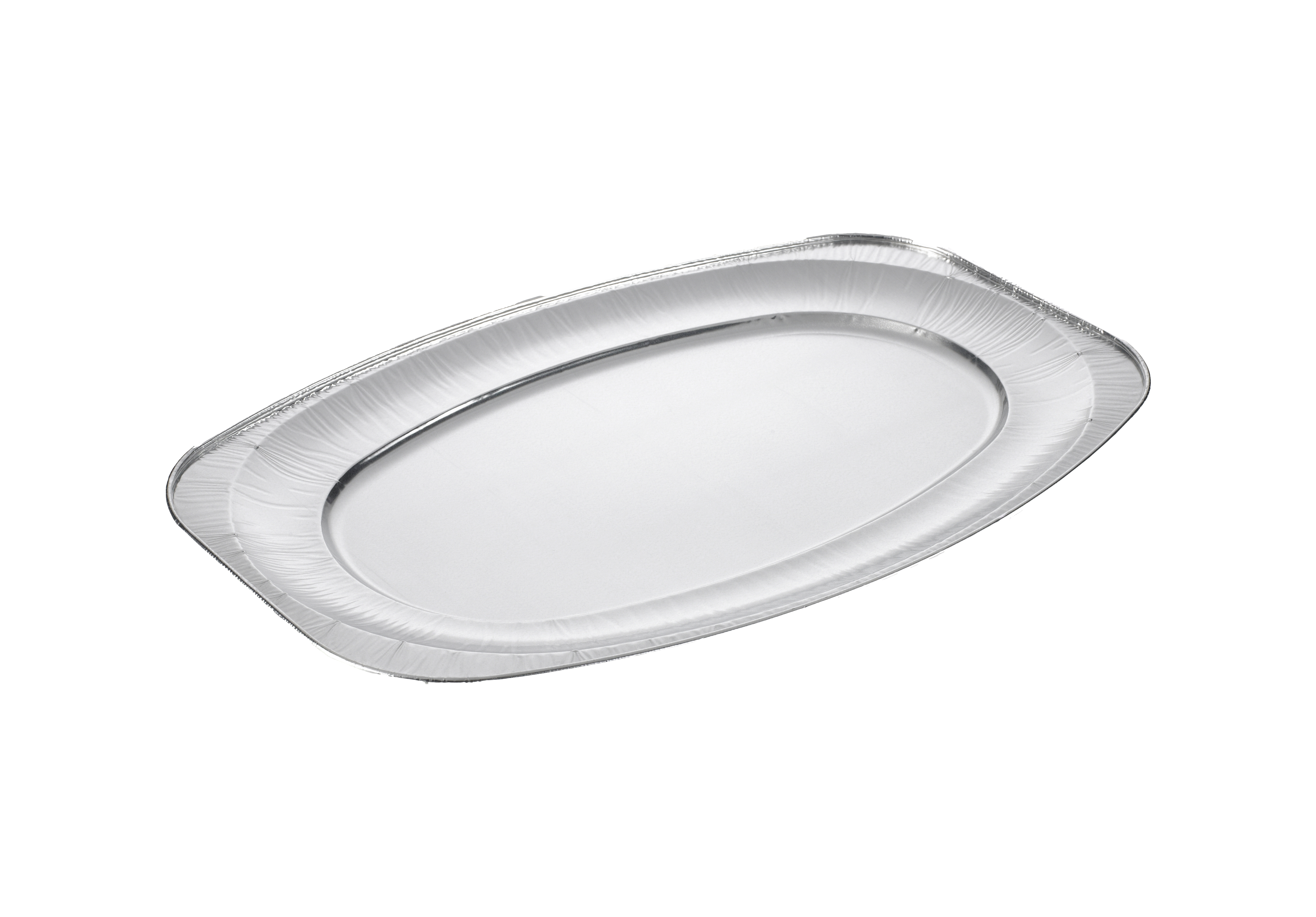Uppläggningsfat ovalt Aluminium 550x360mm
