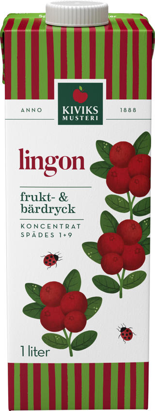Lingondryck 1+9