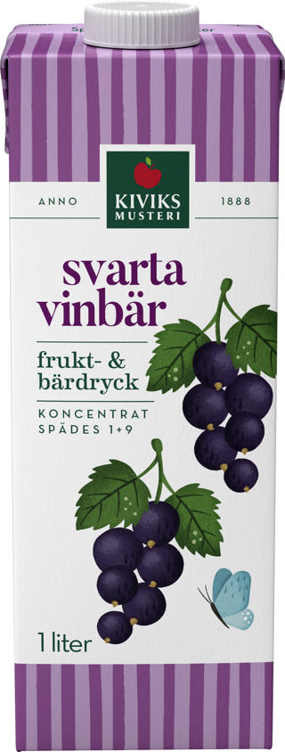 Fruktdryck Svartvinbär 1+9