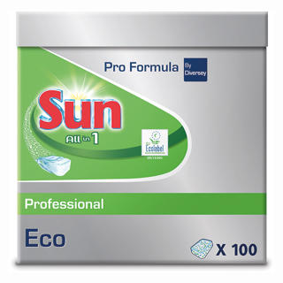 Maskindiskmedel tabletter 100st Sun professional
all in 1 Eco