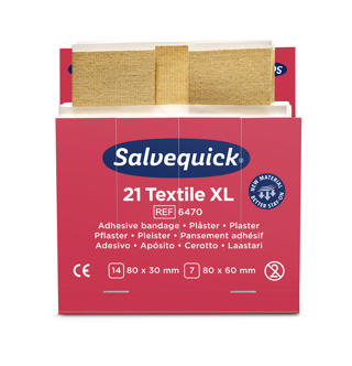 Plåster Textil Extra Stora 21-pack