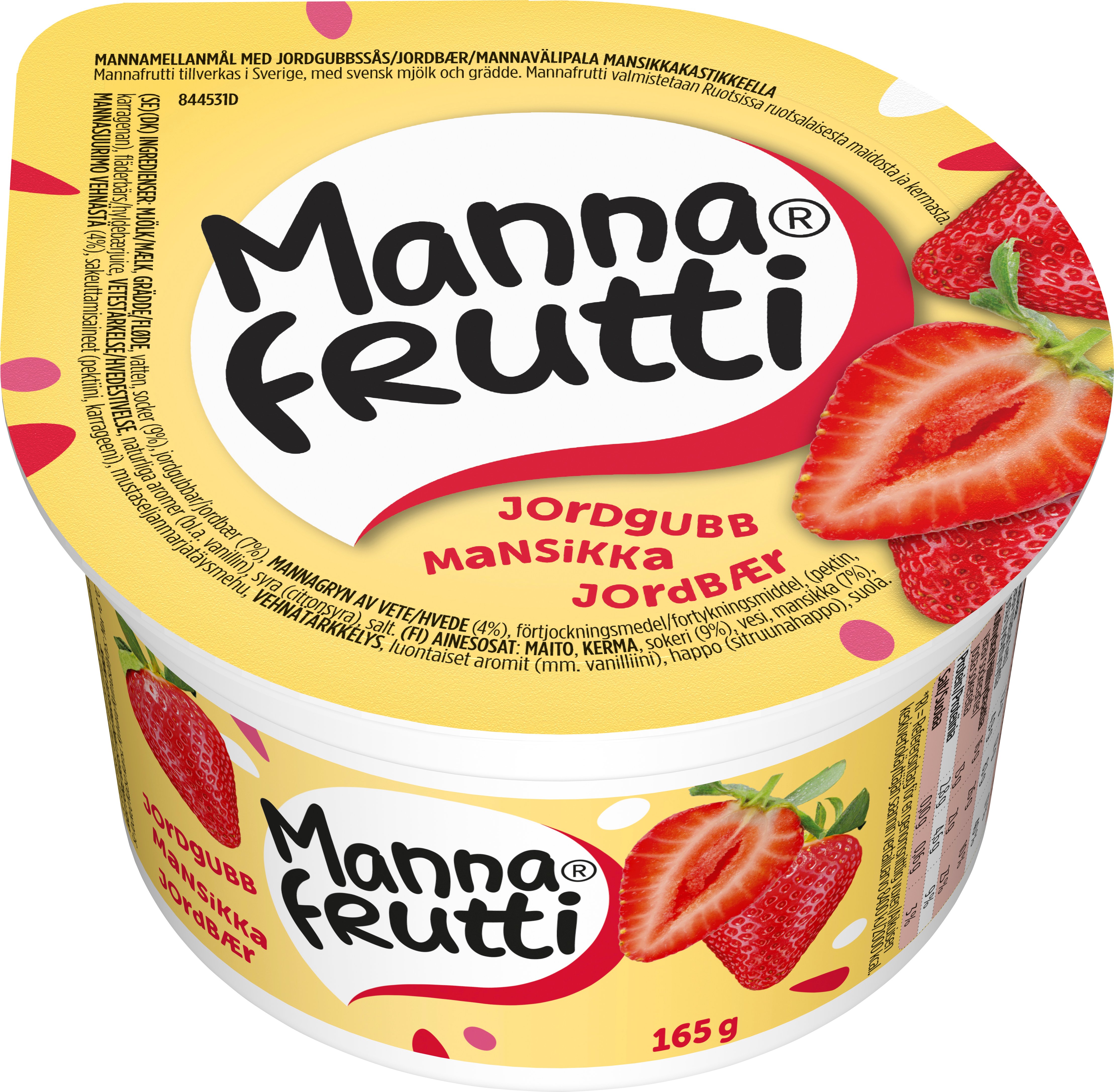 Mannafrutti Jordgubb