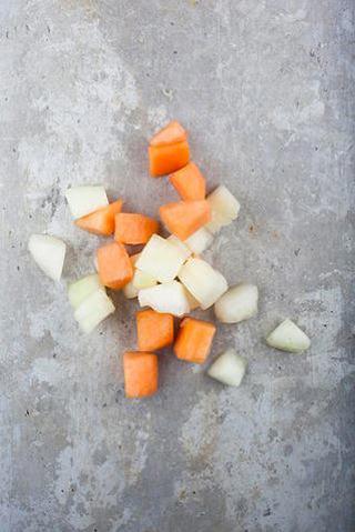 Melonbitar av Honung/Orange