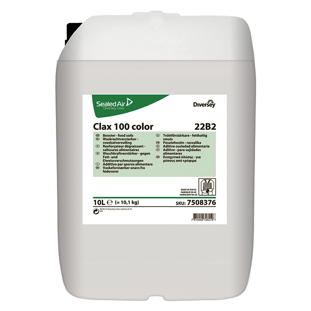 Tvättförstärkare flytande tensidbaserad 10L Clax
100 Color