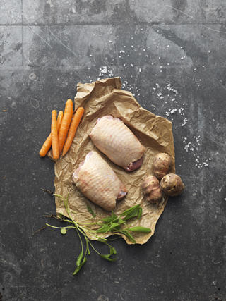 Kycklinglårfilé med Skinn ca 160g EKO KRAV