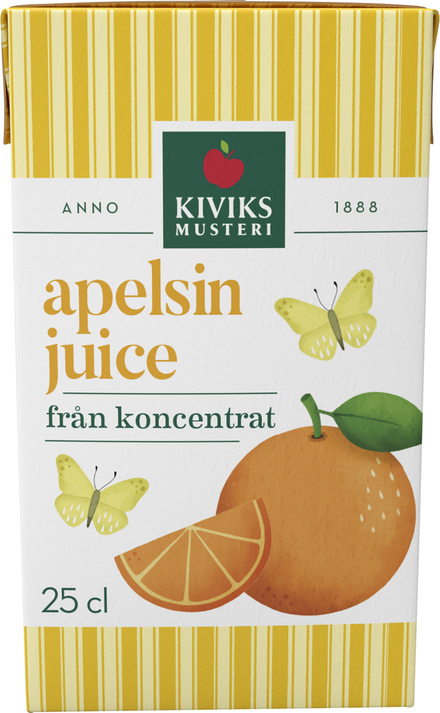 Apelsinjuice med sugrör BRIK