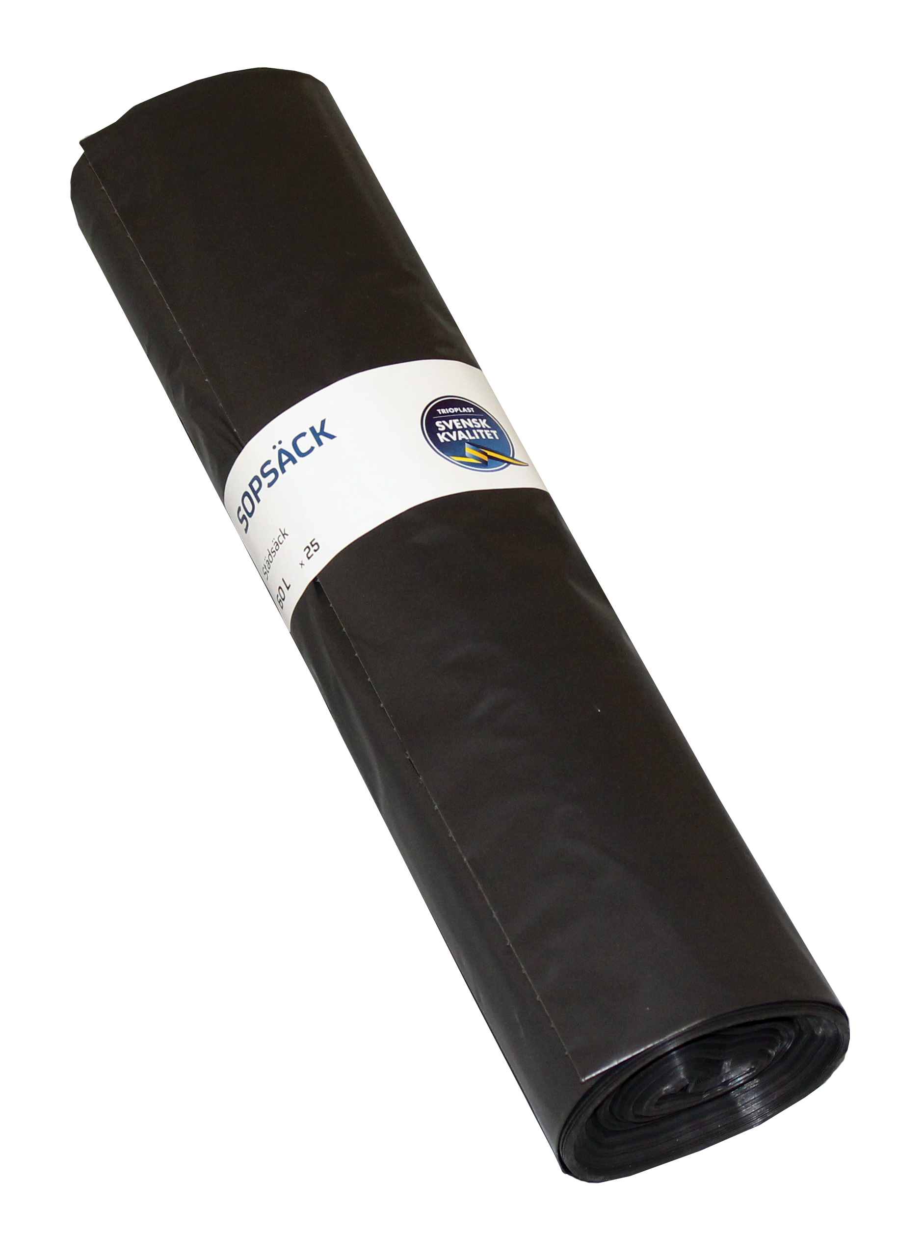 Sopsäck Mono LD/LLD städ 60L 50my 550x900mm svart