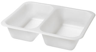 Form BIO 2-fack 227x178x50mm vit 1345ml