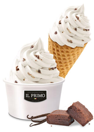 One-Shot Brownie & Vaniljglass