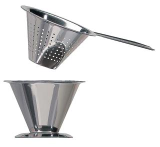 Tesil med djup kopp rostfri