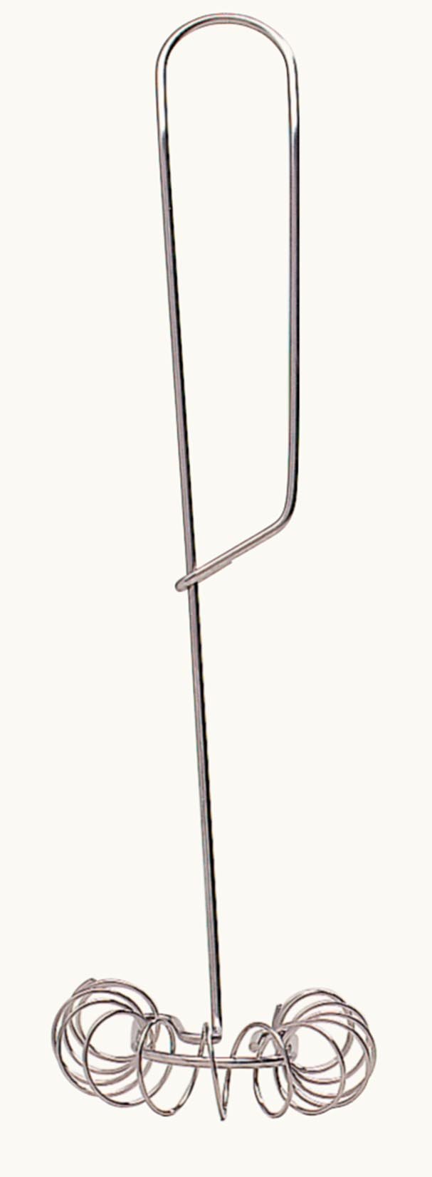 Spiralvisp rostfri 23cm