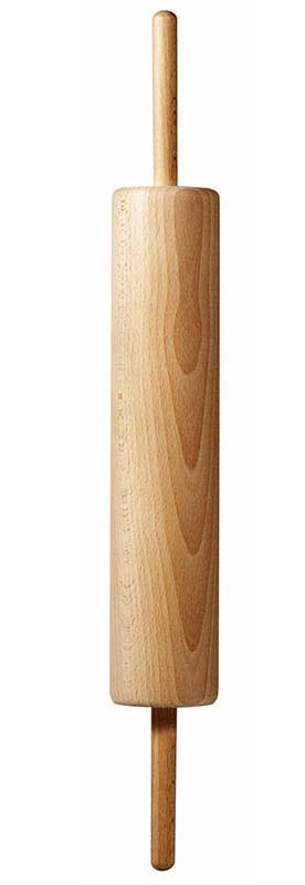 Brödkavel lös pinne trä 30 cm