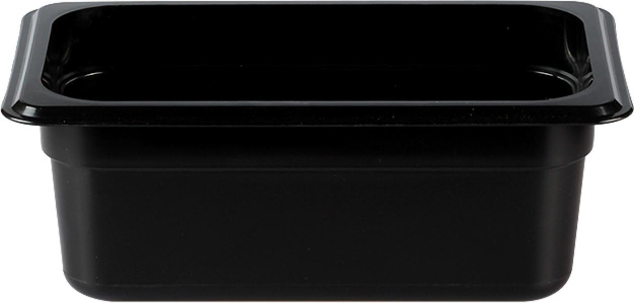Kantin Polypropylen Svart GN 1/3x150mm
