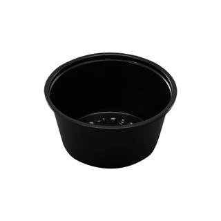 Dressingbägare PP 90ml ø74x32mm svart