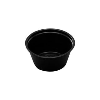 Dressingbägare PP 60ml ø62x27mm svart
