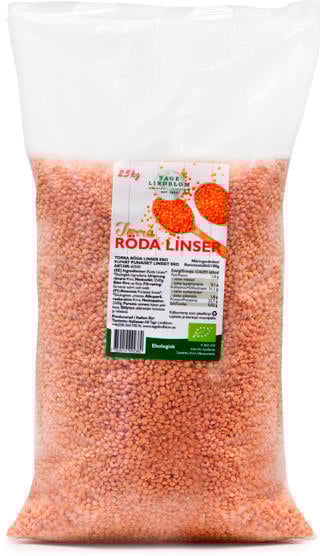 Röda linser EKO