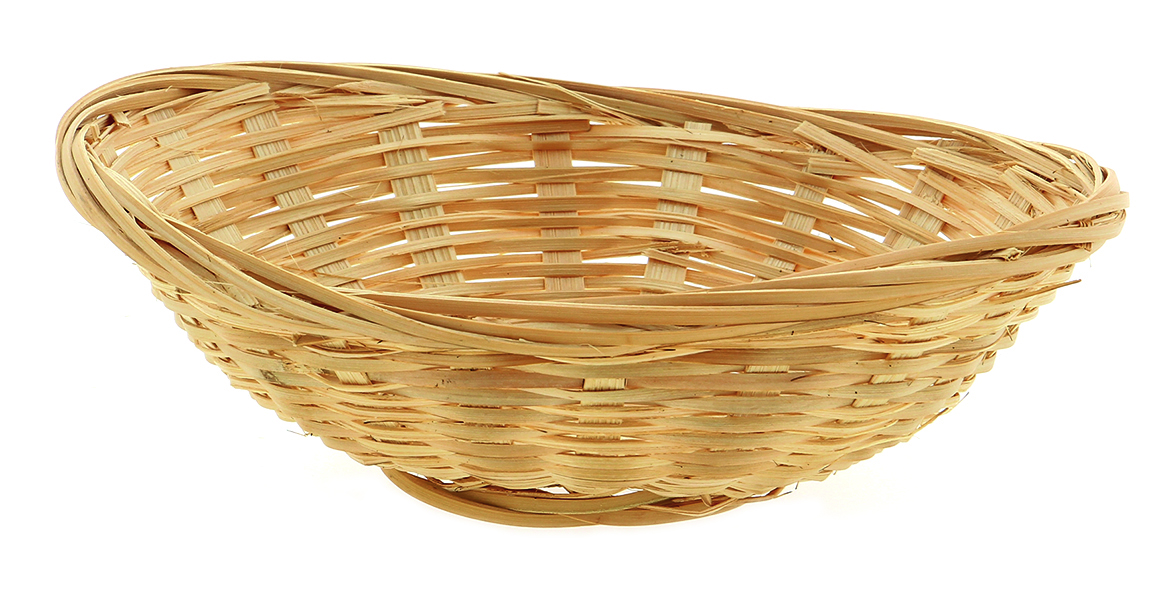 Brödkorg oval bambu 20x15cm