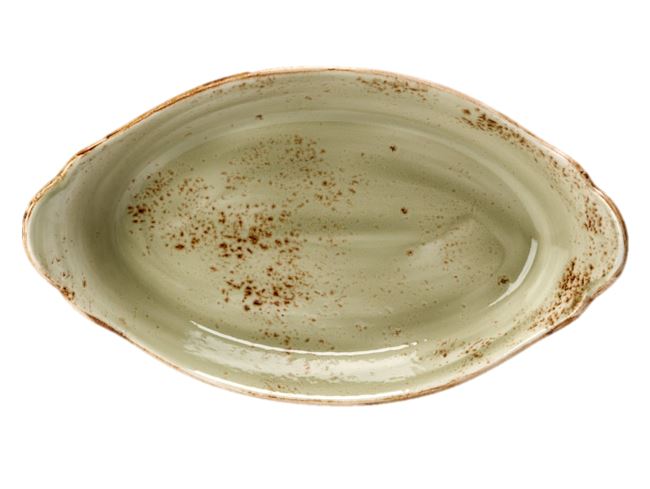 Craft Grön ägglåda oval 34x19cm