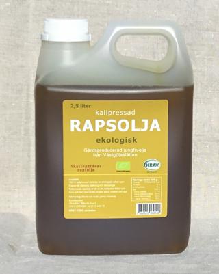 Rapsolja Kallpressad EKO KRAV