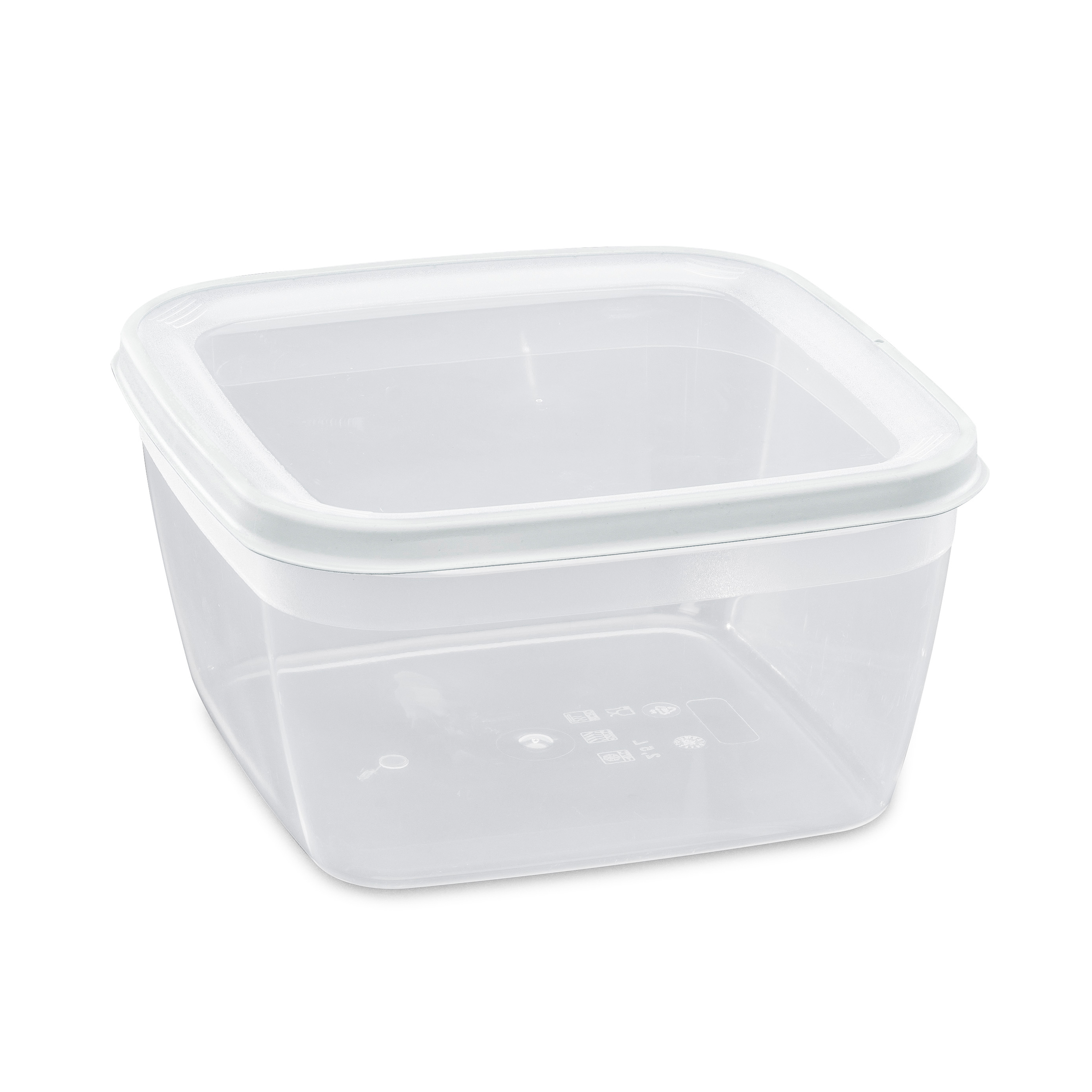 Förvaringsburk 18x18x10cm med lock 2,5L