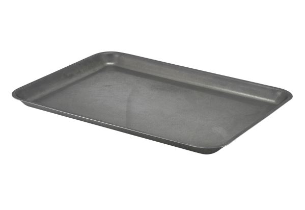 Vintage steel bricka 37x26,5x2 cm