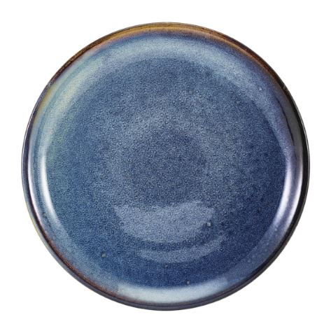 Terra tallrik flat coupe blå Ø19cm