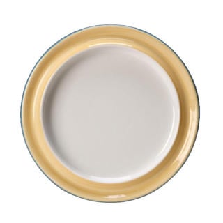 Rio gul pet-emot tallrik Ø25,5cm