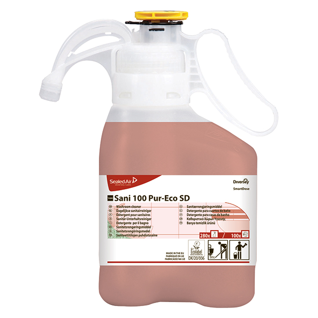Rengöringsmedel alkaliskt 1,4L Sani 100 Pur Eco
SmartDose