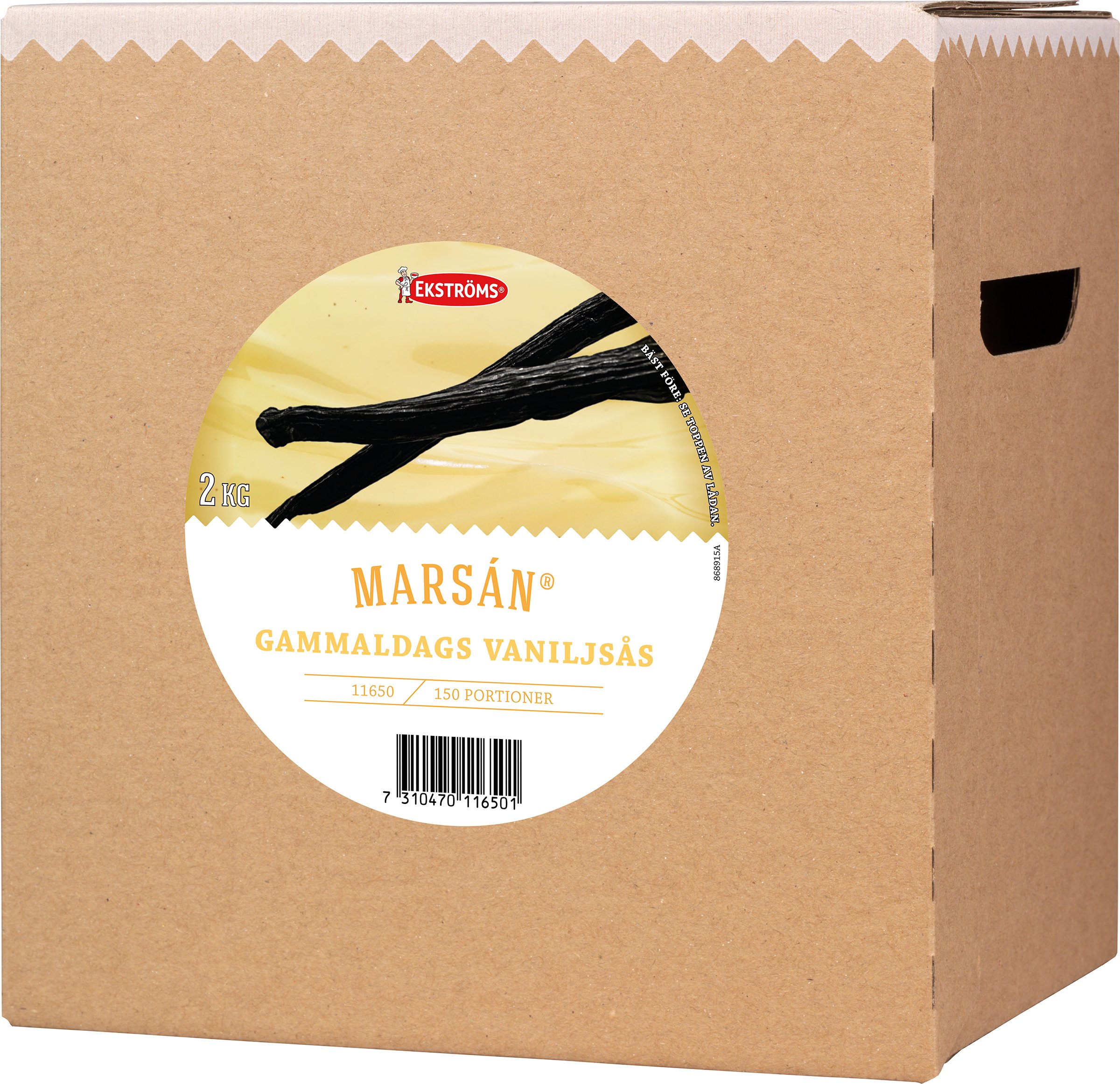 Marsan Gammaldags Vaniljsås 150 portioner