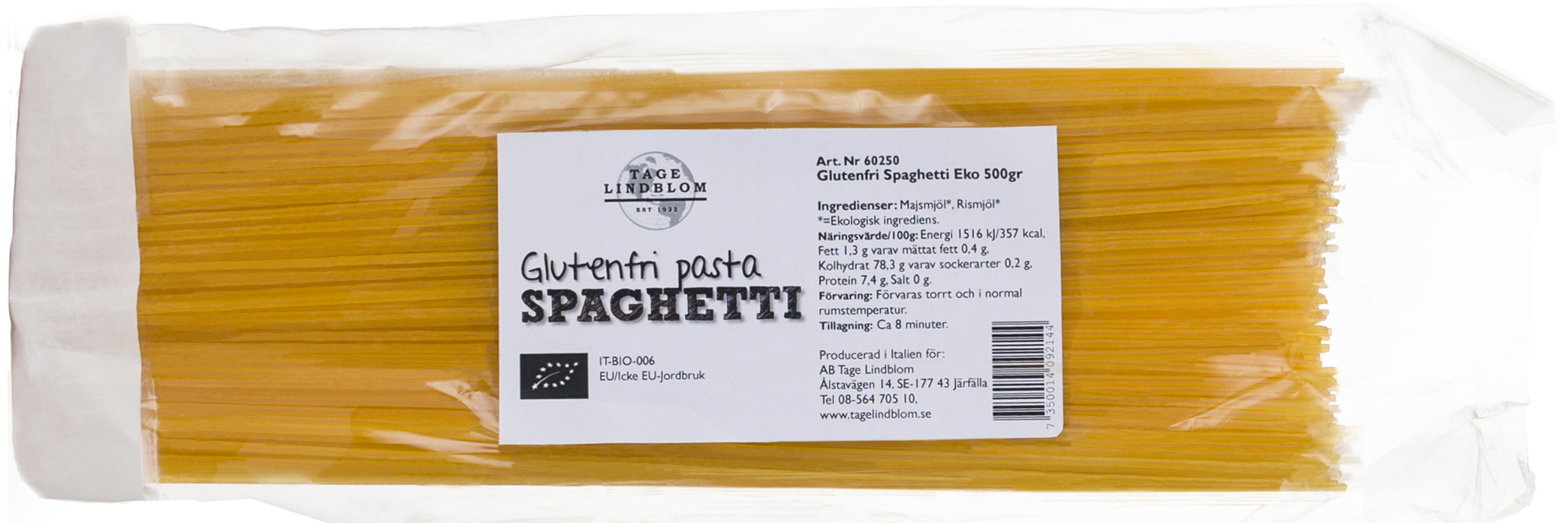 Spaghetti Glutenfri EKO