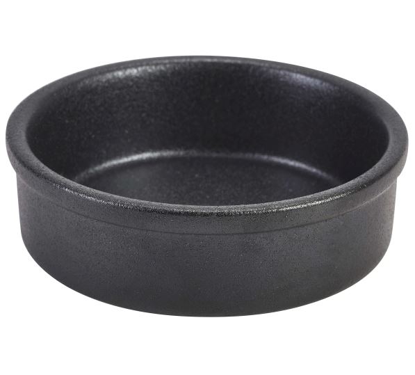 Tapasform stengods gjutjärnseffekt  Ø10cm