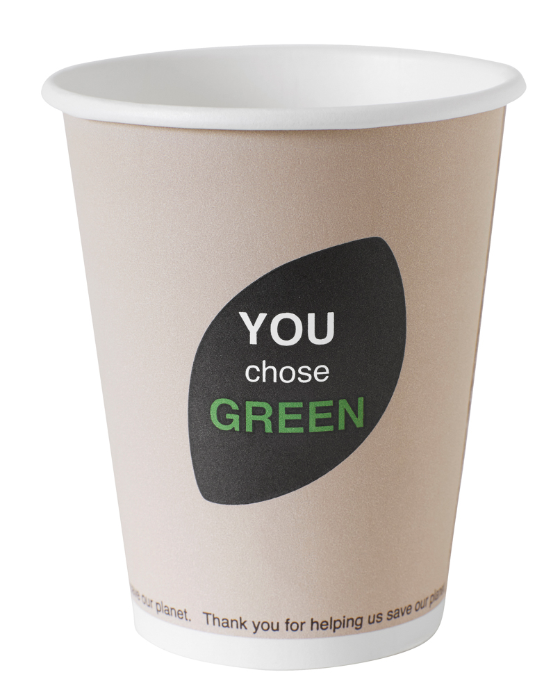 Kaffebägare Papper+PLA Thank you 24 cl