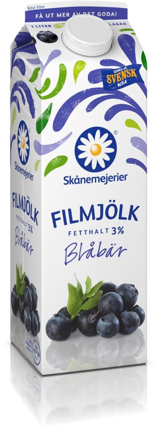 Filmjölk blåbär 2,7%