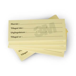 Datummärkning frysetikett Post-it