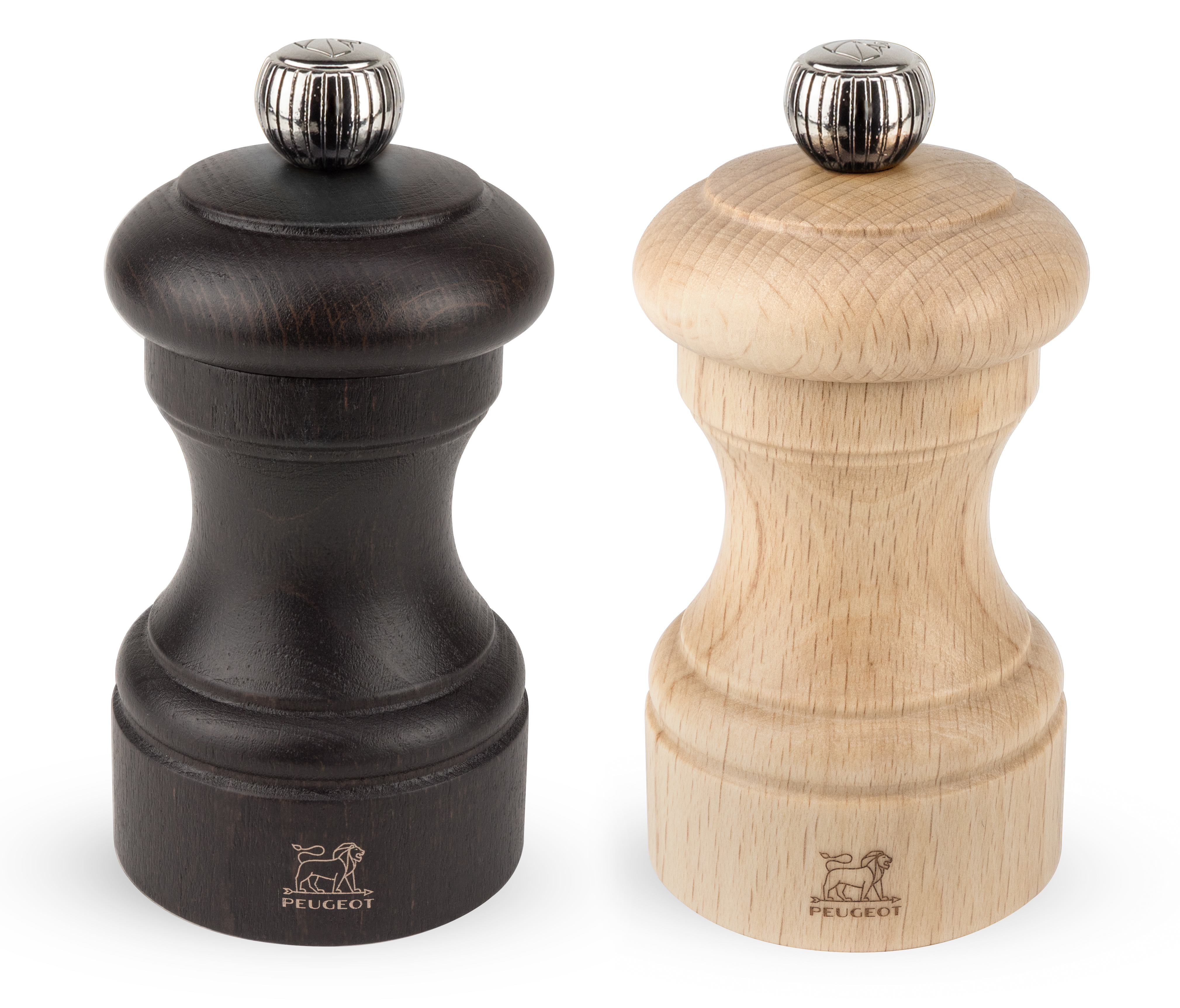 Bistro Peppar- och Saltkvarn set 10cm Chokl Natur