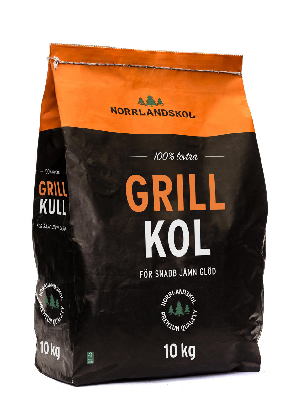 Grillkol 10 kg FSC 2x25