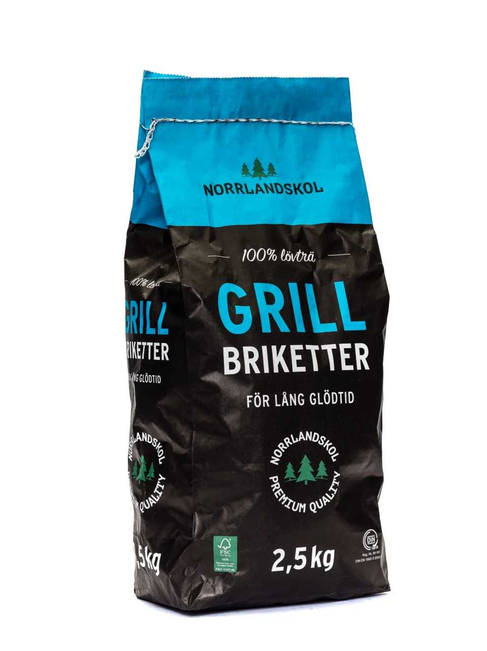 Grillbriketter 2,5 kg