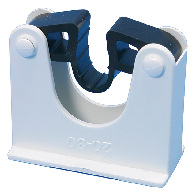 Redskapshållare krok 20-30mm vit