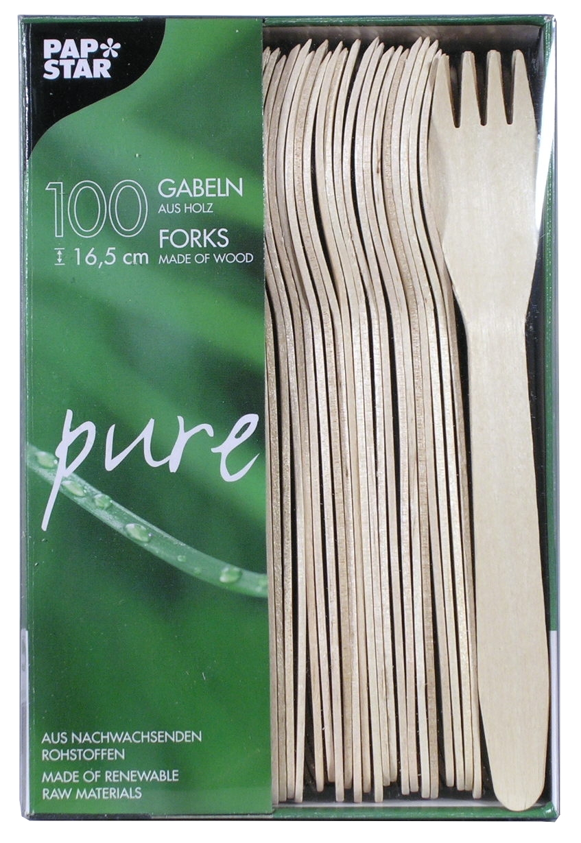 Gaffel Trä pure 16,5 cm