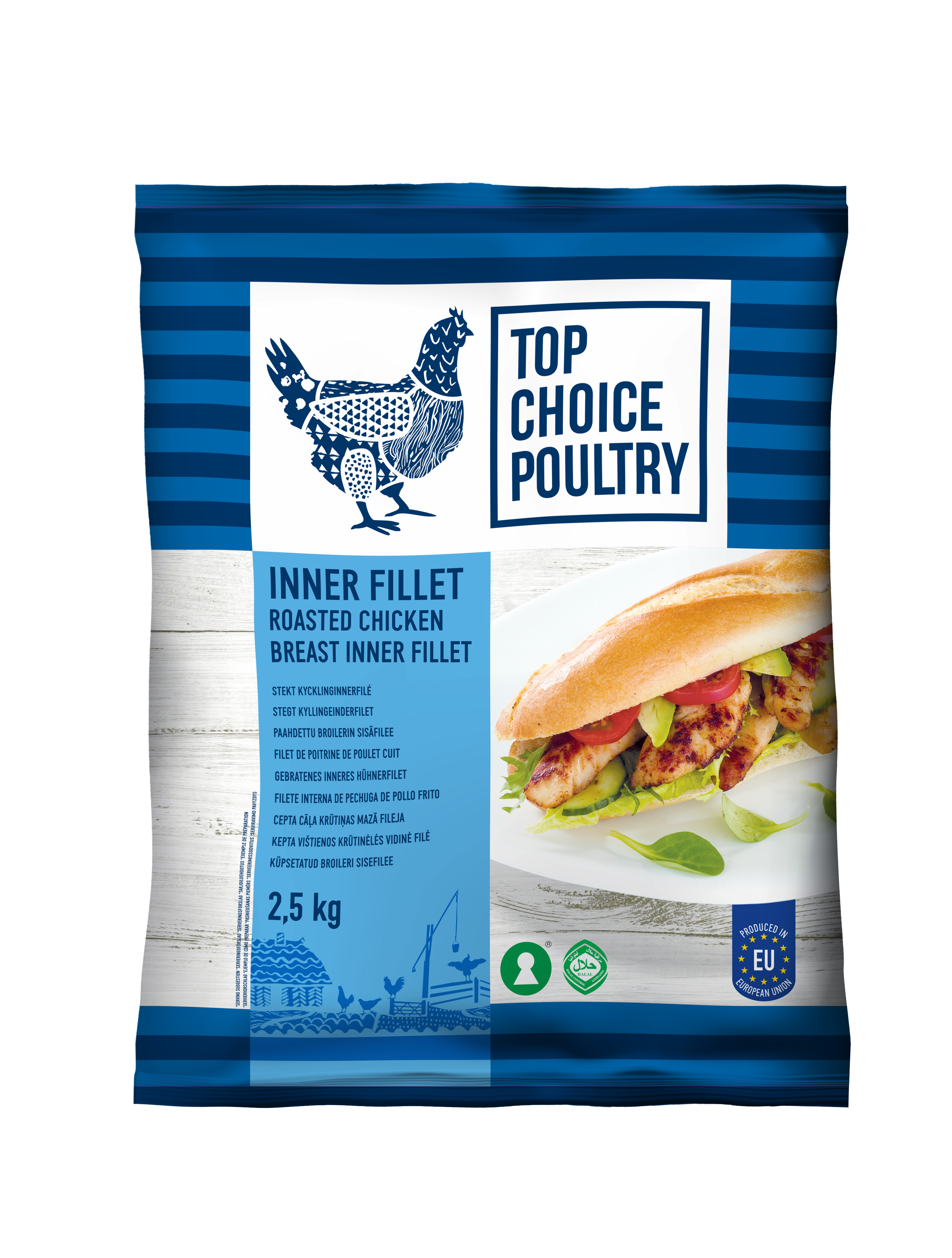 Kycklinginnerfilé Grillad 25-45g