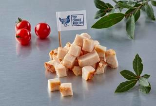 Salladskyckling Grillad Kryddad Tärnad 16x16mm