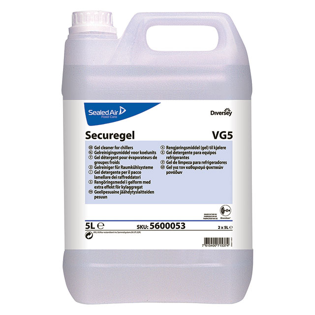Rengöringsmedel gelform för kylaggregat 5L
Securegel VG5