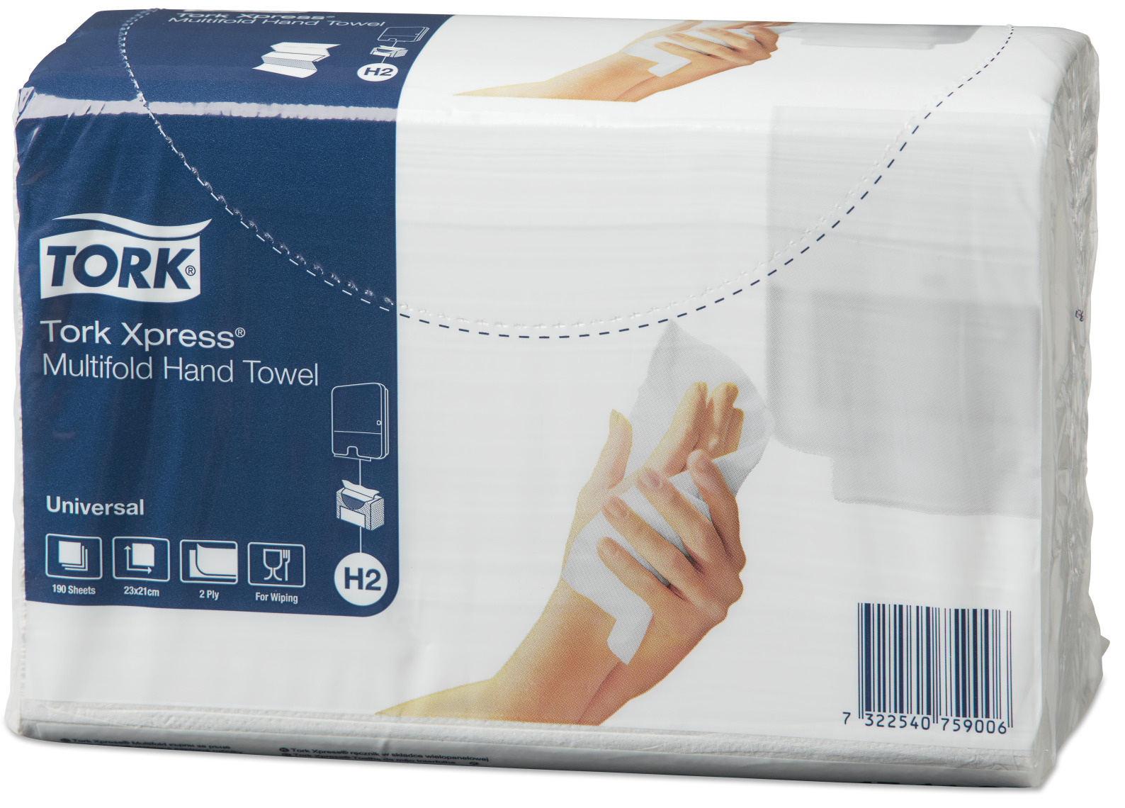 Tork Xpress Multifold HT Univ 2p Z