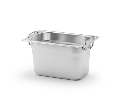 Kantin med handtag rostfri GN 1/4x150