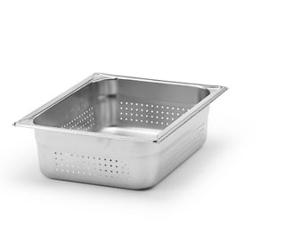 Kantin perforerad rostfri GN 1/2x100